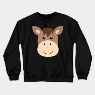 Donkey Face Crewneck Sweatshirt